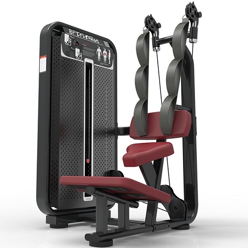 坐式压腹训练器 坐姿收腹肌器械 商用健身房室内健身器材厂家批发大图展示2